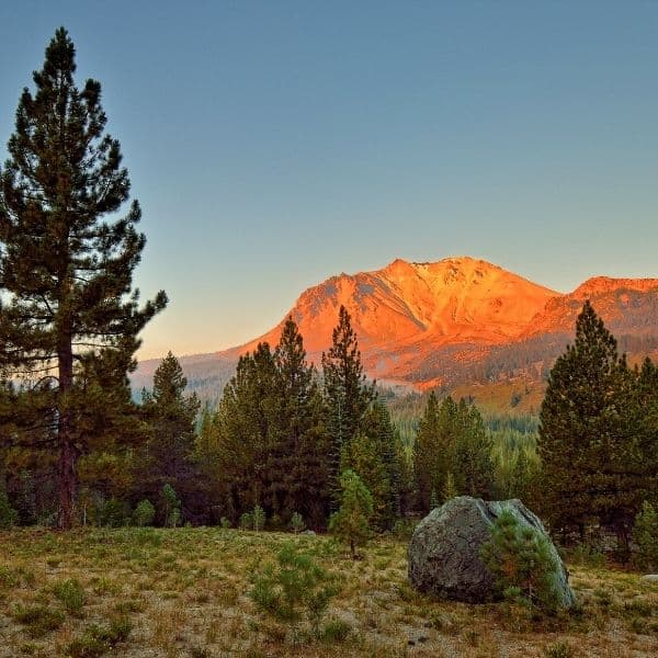 Camping at Lassen Volcano