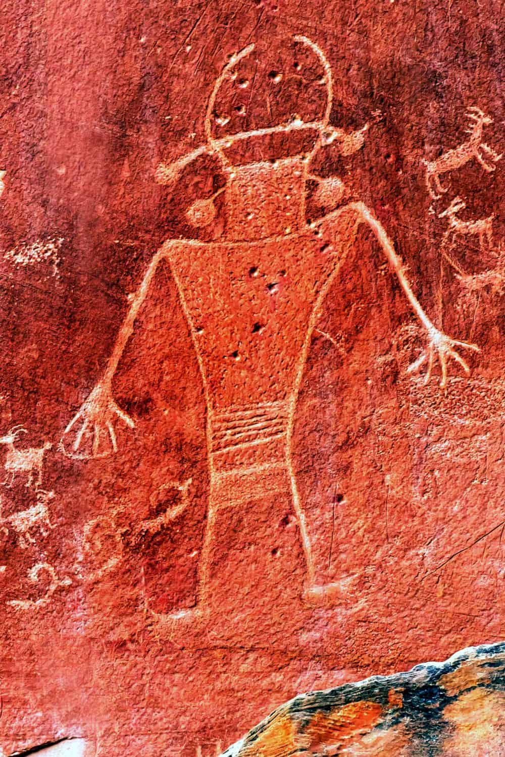 Capitol Reef National Park Petroglyphs